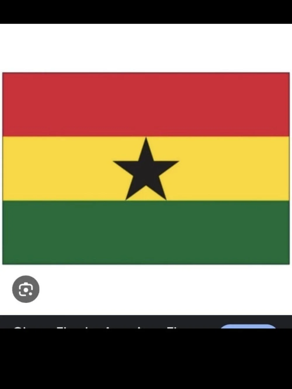 Ghana Flag Bunting Garland - Red, Yellow, Green with Black Star Set (2)